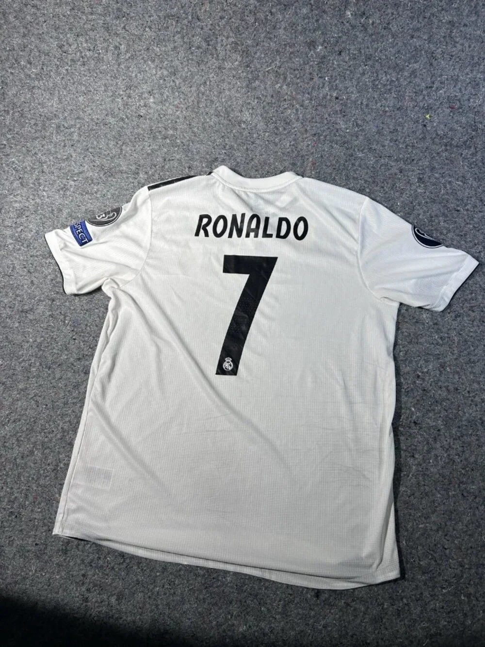 Adidas Real Madrid 2018/19 Home Jersey Ronaldo #7 Climachill UCL Size XL